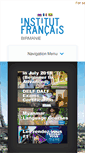 Mobile Screenshot of institutfrancais-birmanie.com